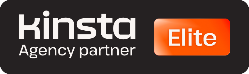 Kinsta Agency Partner Elite badge &mdash; Cosmick Media is a Kinsta Elite Agency Partner
