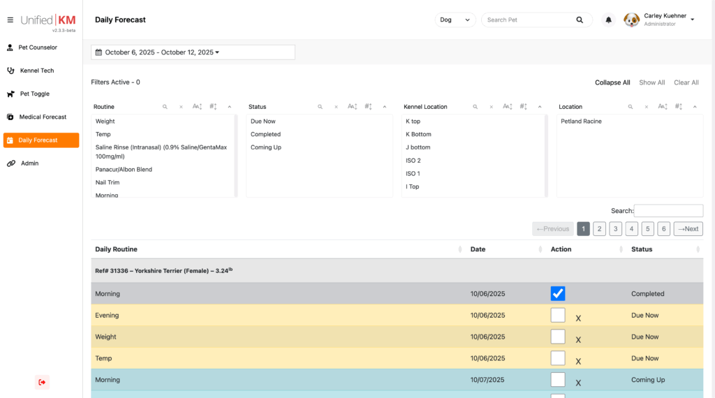 Unified Kennel Management screenshot 2