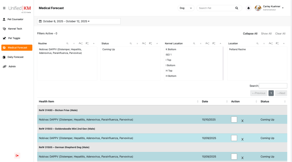Unified Kennel Management screenshot 3