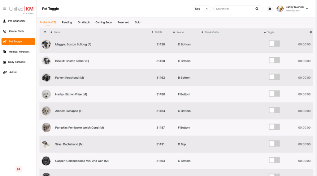 Unified Kennel Management screenshot 4