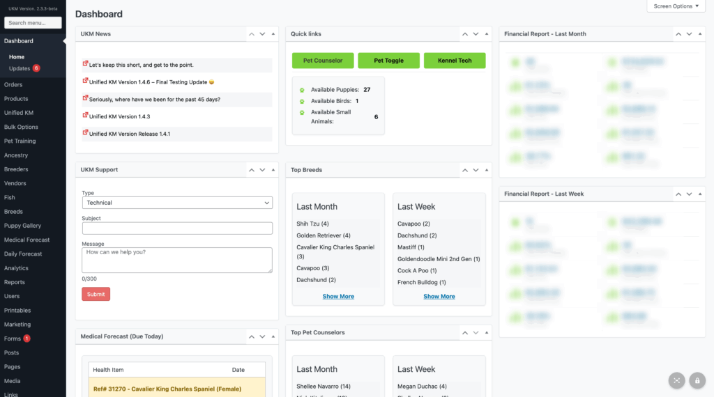 Unified Kennel Management screenshot 1
